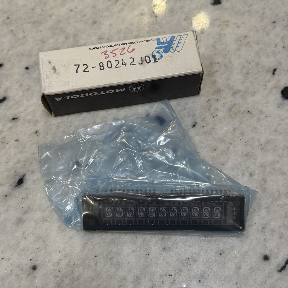Motorola 7280242J01 Futaba 11-BY-07ZK LCD Display Module Unit Part 3526